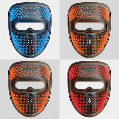 SkinForge Pro LED face and neck mask with red light therapy for anti-aging and collagen boost